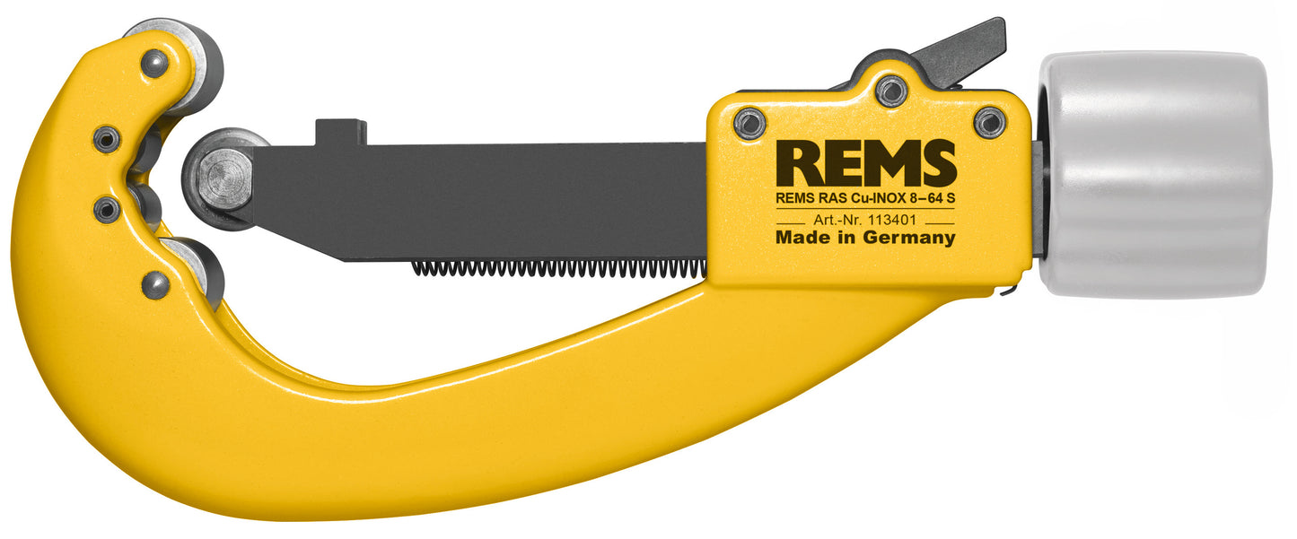 113401 Rohrabschneider REMS RAS Cu-INOX 8-64 S, Ø 8-64 mm, Kupfer-, Stahl-, Messing- und Alurohre