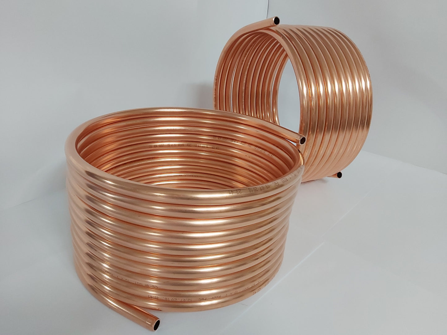 Spirale aus Kupferrohr 15x1mm weich aus 10m mit Außendurchmesser ca. 31cm (Kupferrohrspirale)