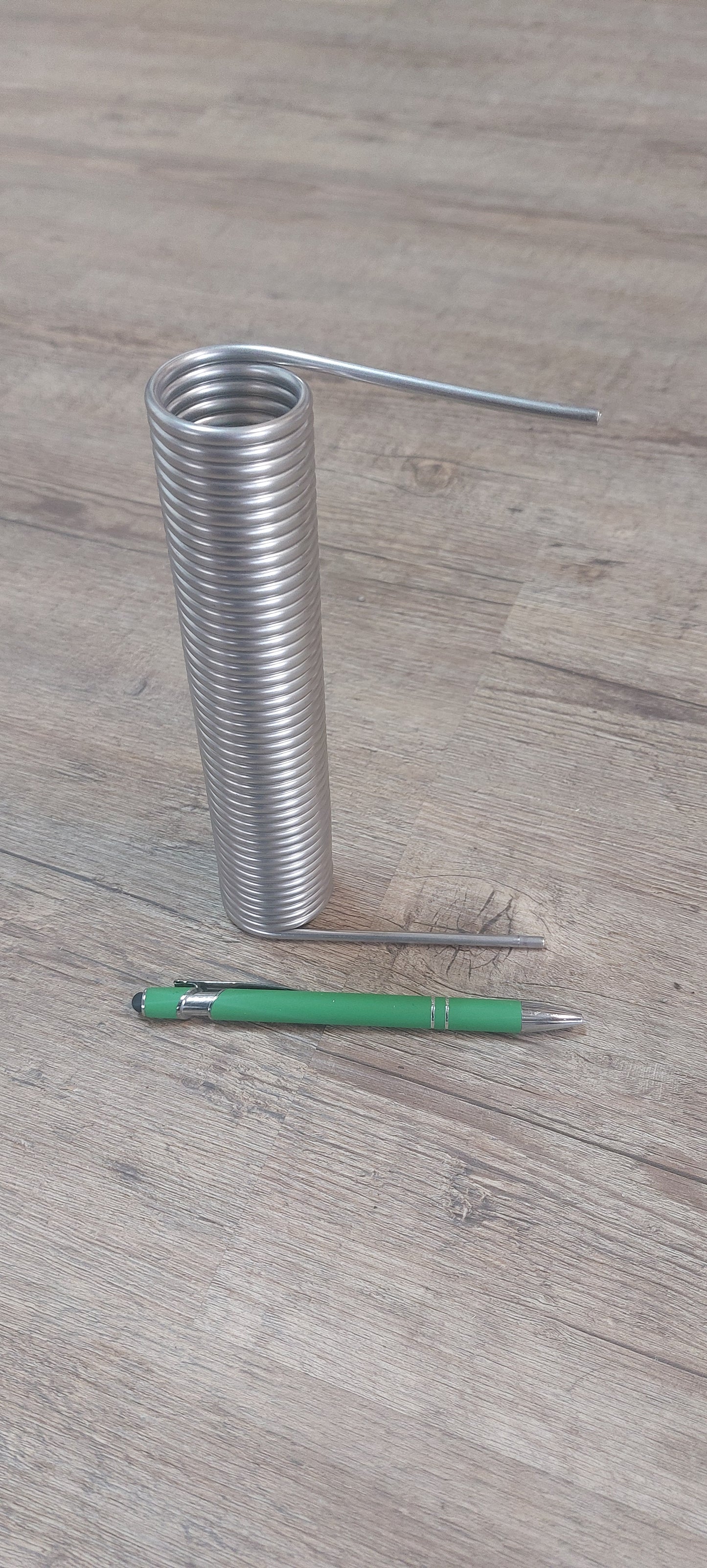 Spirale aus 1m - 5m Edelstahlrohr 4x0,5mm AISI 304 EN 1.4301 Verschiedene Durchmesser