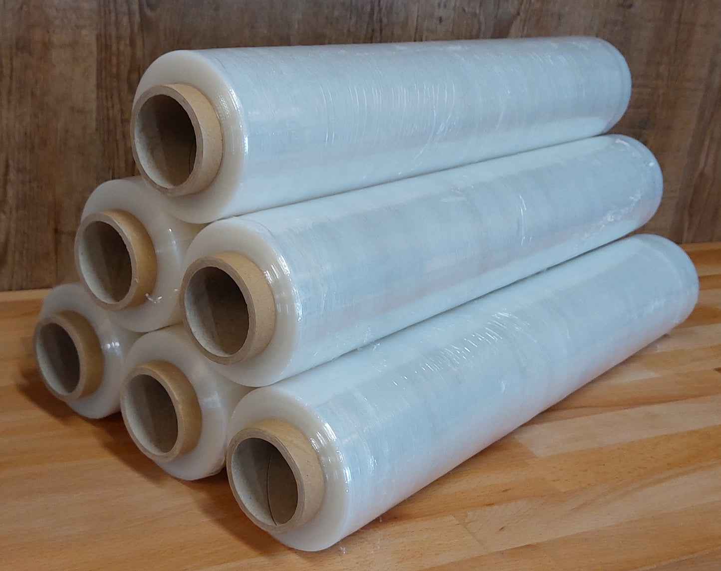 Stretchfolie 500mm x 17µm transparent 2,40 kg pro Rolle ca. 300m