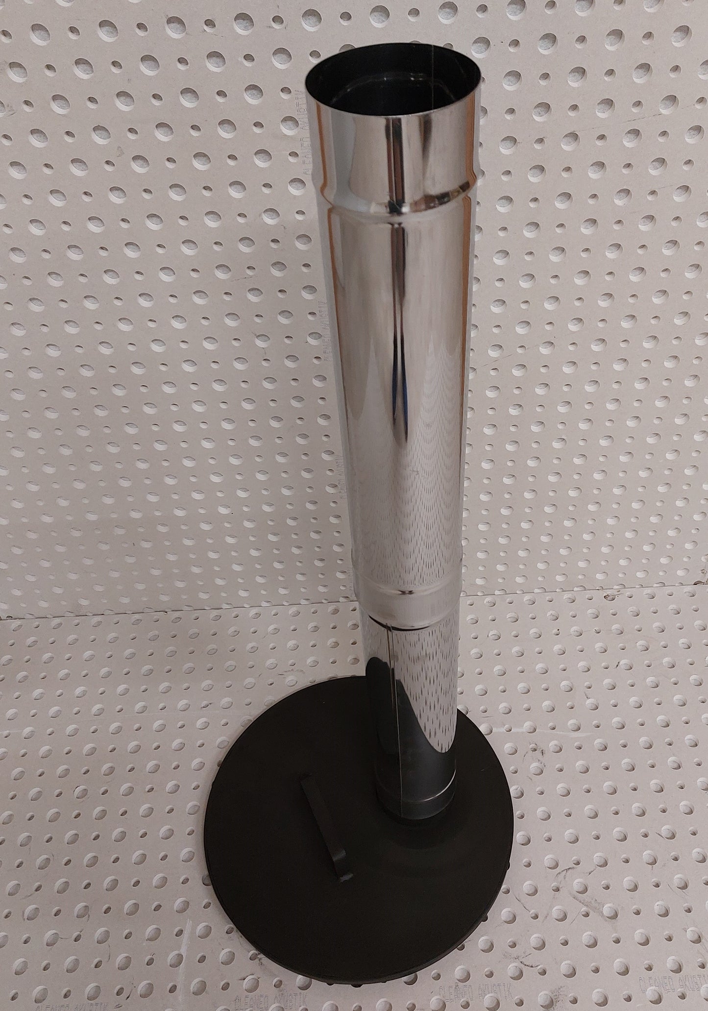 DECKEL 40cm mit RAUCHROHR 100cm für die Poolheizung mit Feuertonne 40cm