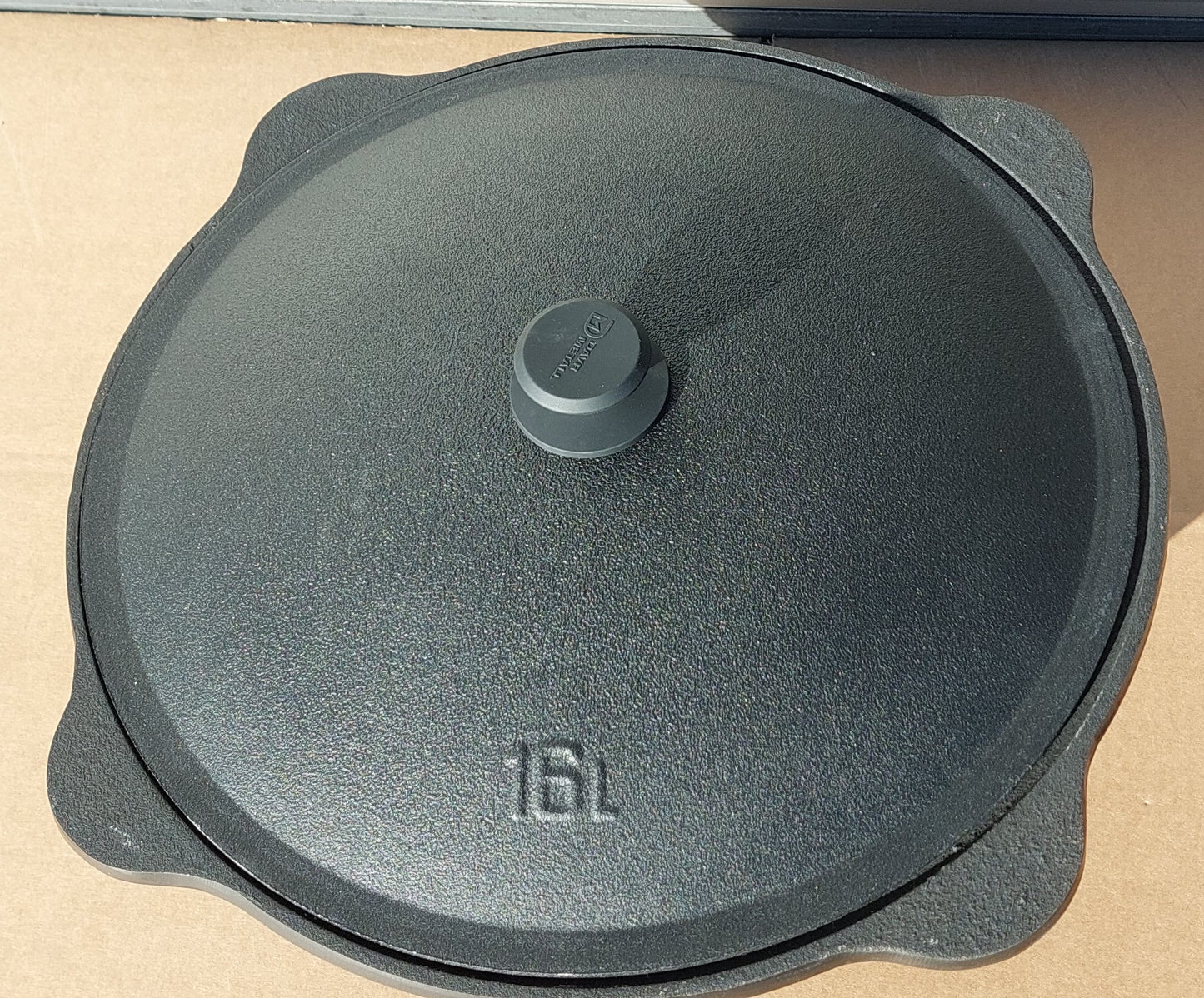 Gusseisen Kasan 16L NAMANGAN mit Deckel КАЗАН Campingtopf Kazan WOK