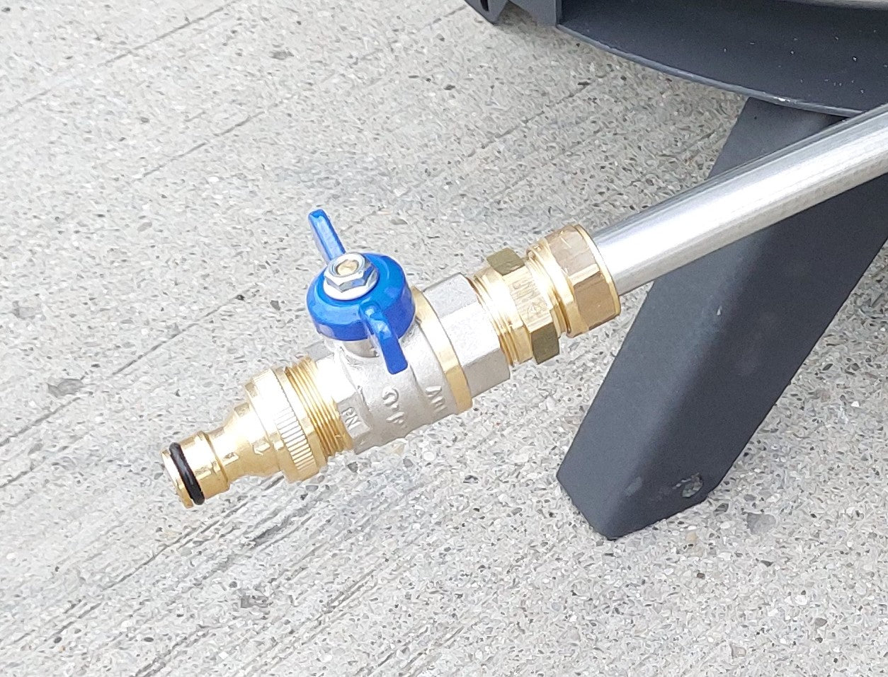 Große Poolheizung Feuertonne mit 40m Spirale Edelstahlrohr 18x1mm AISI 316L mit Anschluss