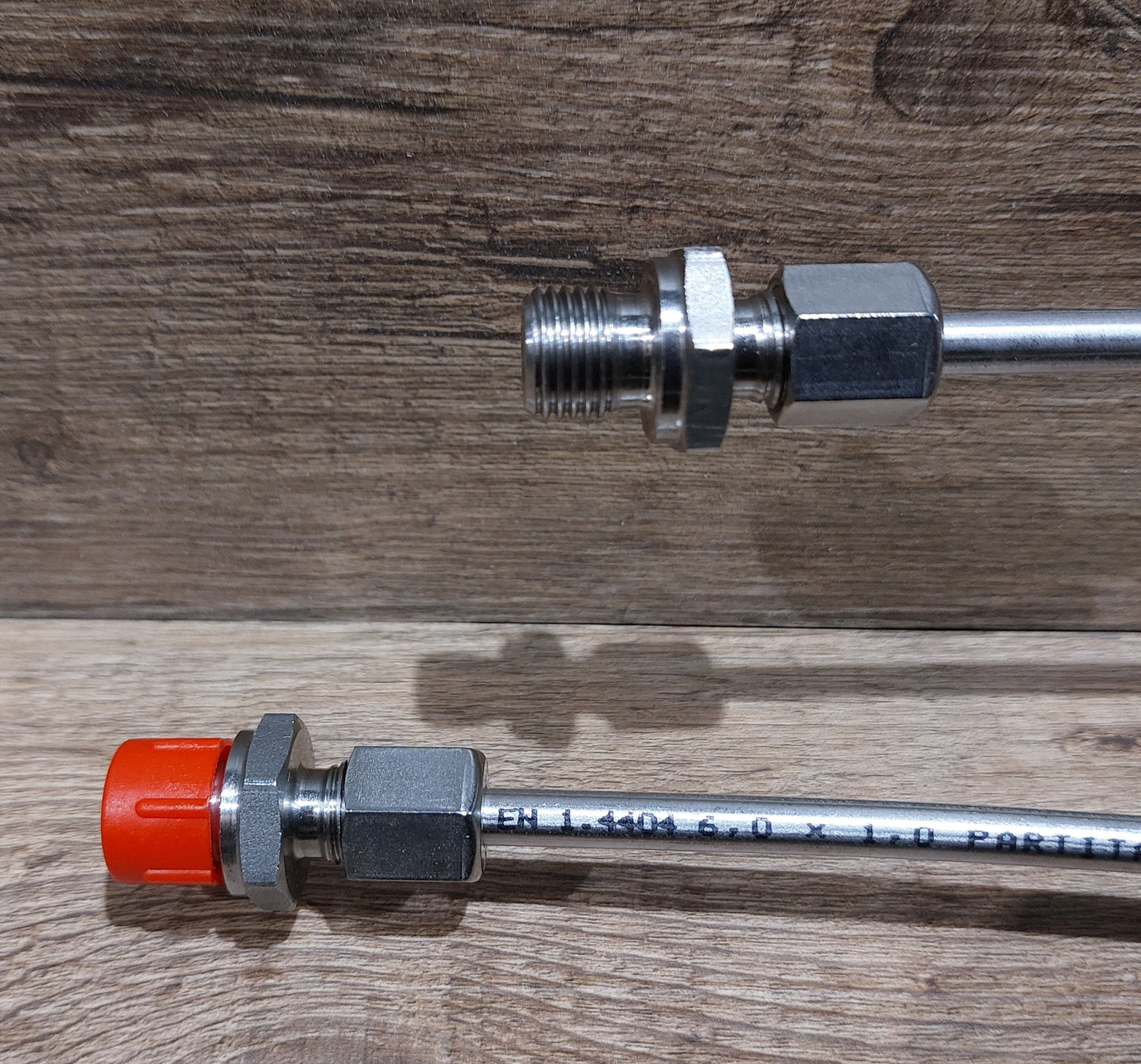 Klemmverschraubung EDELSTAHL für Edelstahlrohr 6mm - 18mm mit 1/4" 1/2" 3/4" AG Quetschverbindung, Fitting