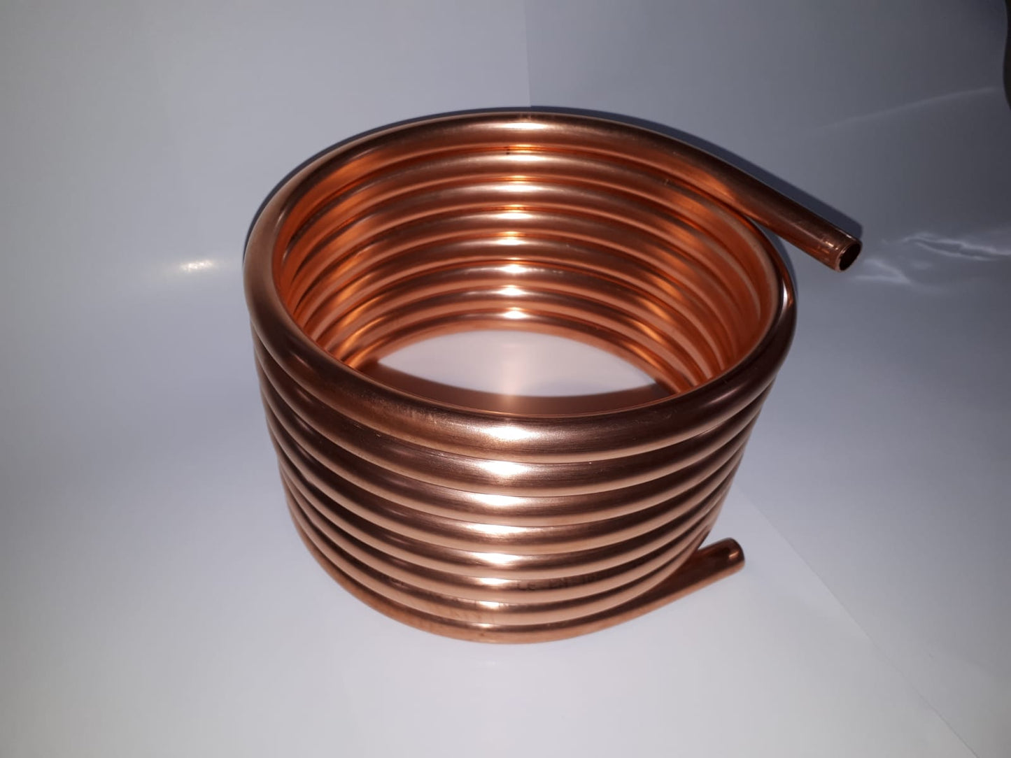Spirale aus 5m Kupferrohr 15x1mm weich mit Außendurchmesser ca. 21cm (Kupferrohrspirale)