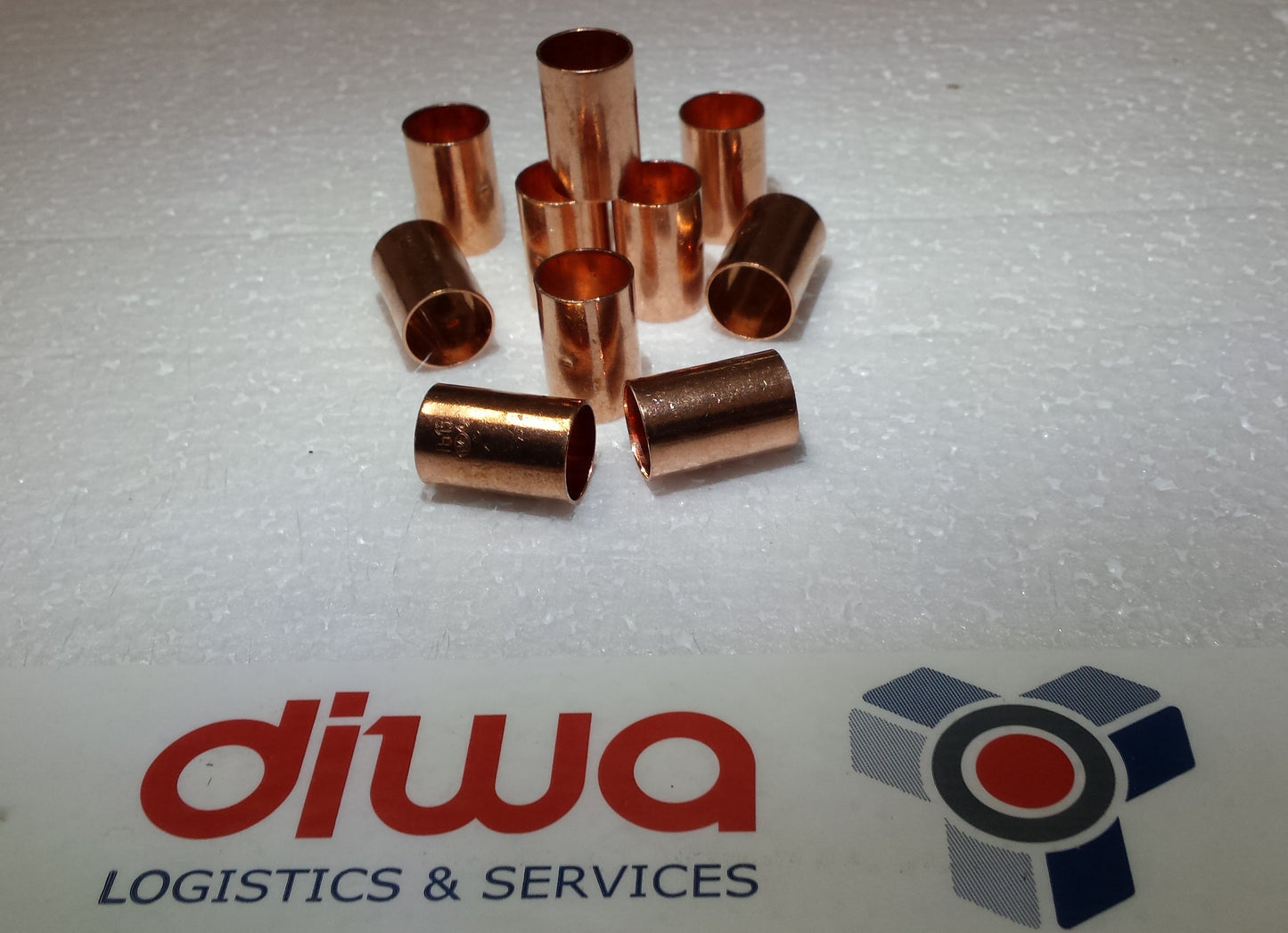 Löt-Muffe 15mm für Kupferrohr 15x1mm 10 Stück Fitting Löten 5270 Kupfer