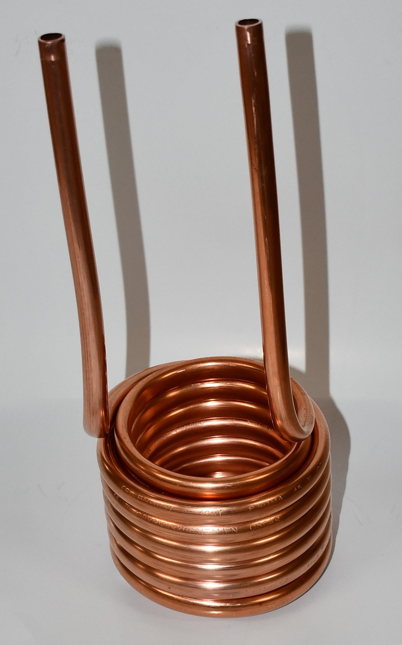 2-fach Spirale Kupferrohr 12x1mm aus ca. 5m mit Innendurchmesser ca. 85mm Wärmetauscher