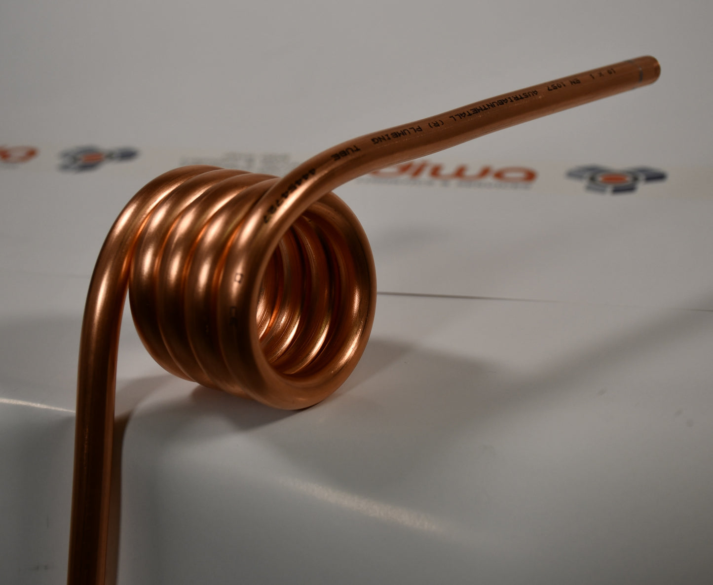 Speidel Zwickelspirale aus Kupferrohr 10x1mm mit 4 Windungen Bier Schaum