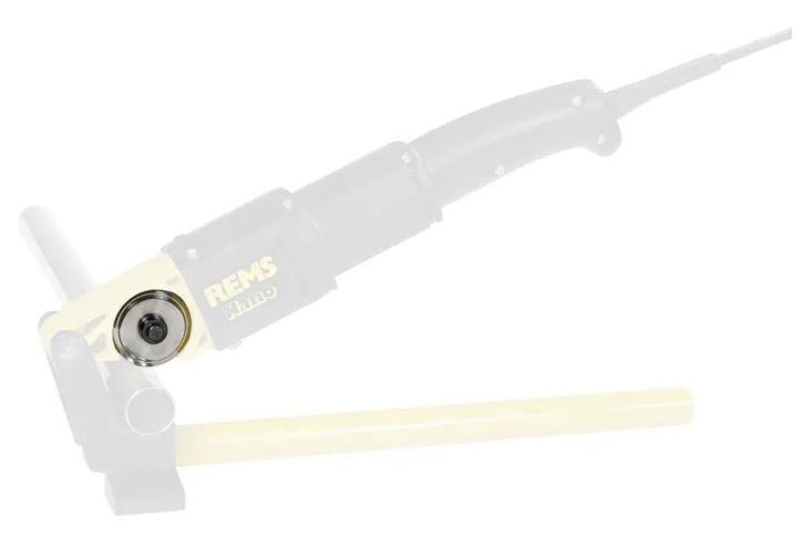 REMS Schneidrad Cu-INOX 844050 R montiert im REMS Nano Rohrabschneider
