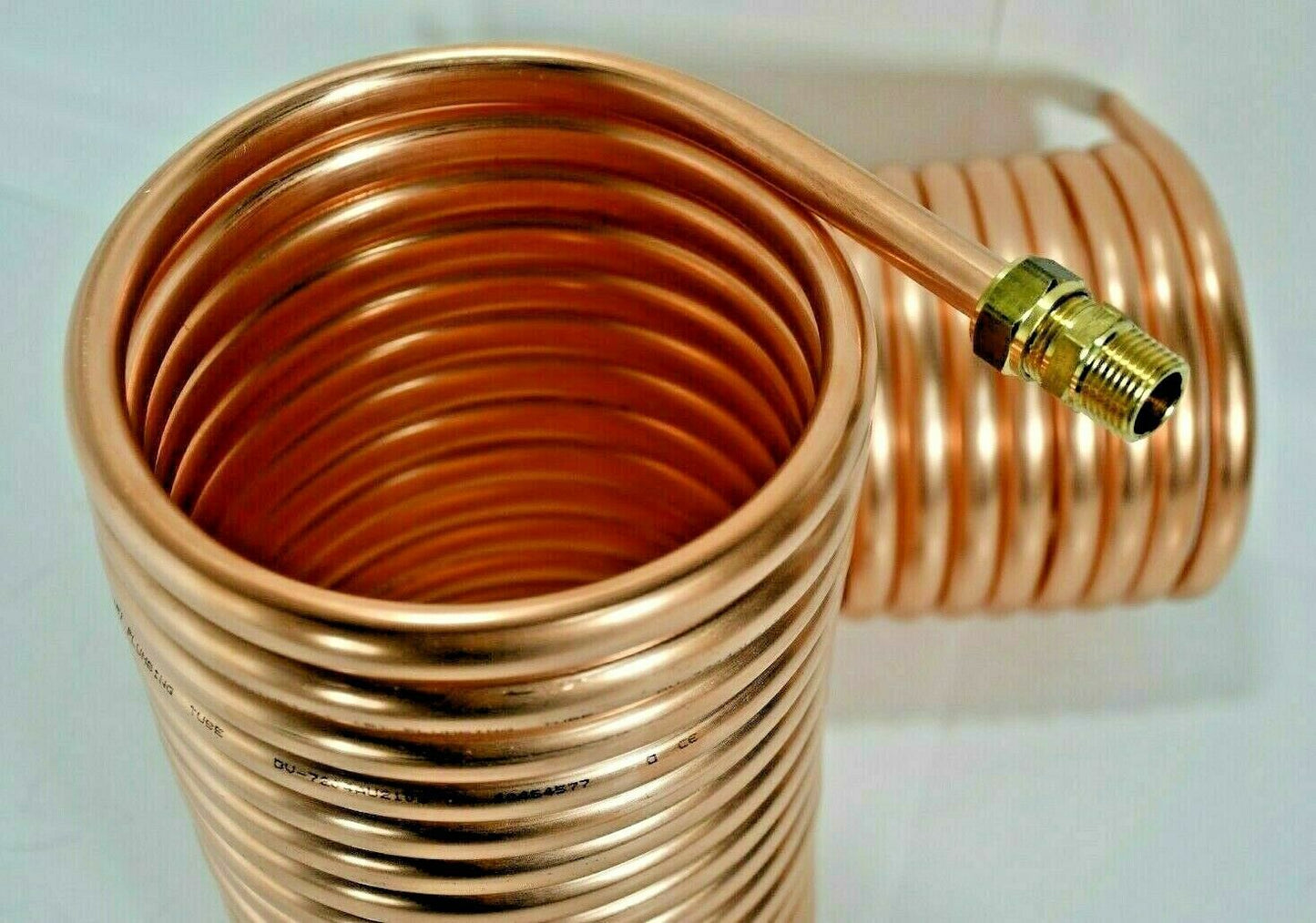 82531 Klemmverschraubung aus Messing für Kupferrohr 22x1mm MUFFE 22x22mm, Quetschverbindung