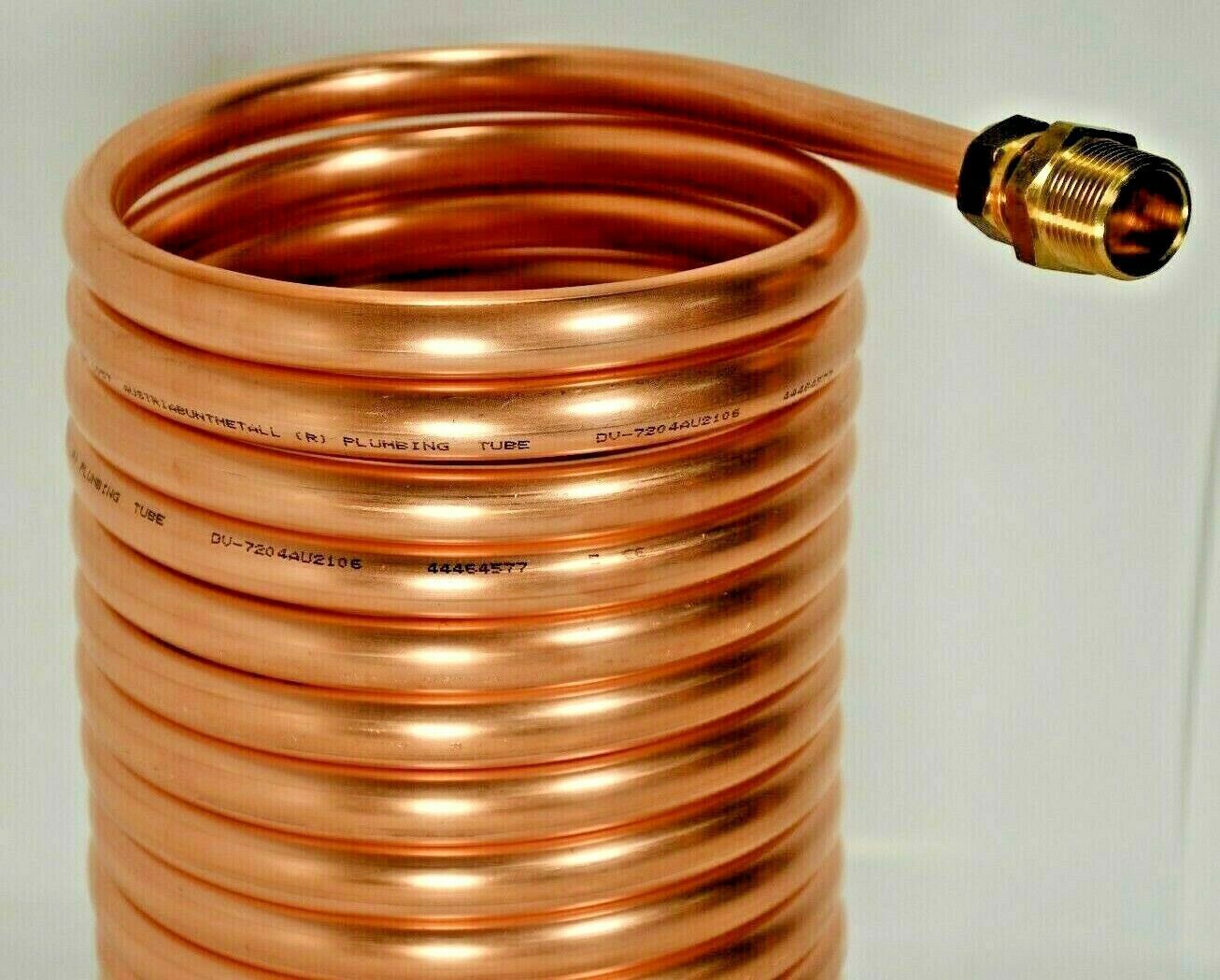 82531 Klemmverschraubung aus Messing für Kupferrohr 22x1mm MUFFE 22x22mm, Quetschverbindung