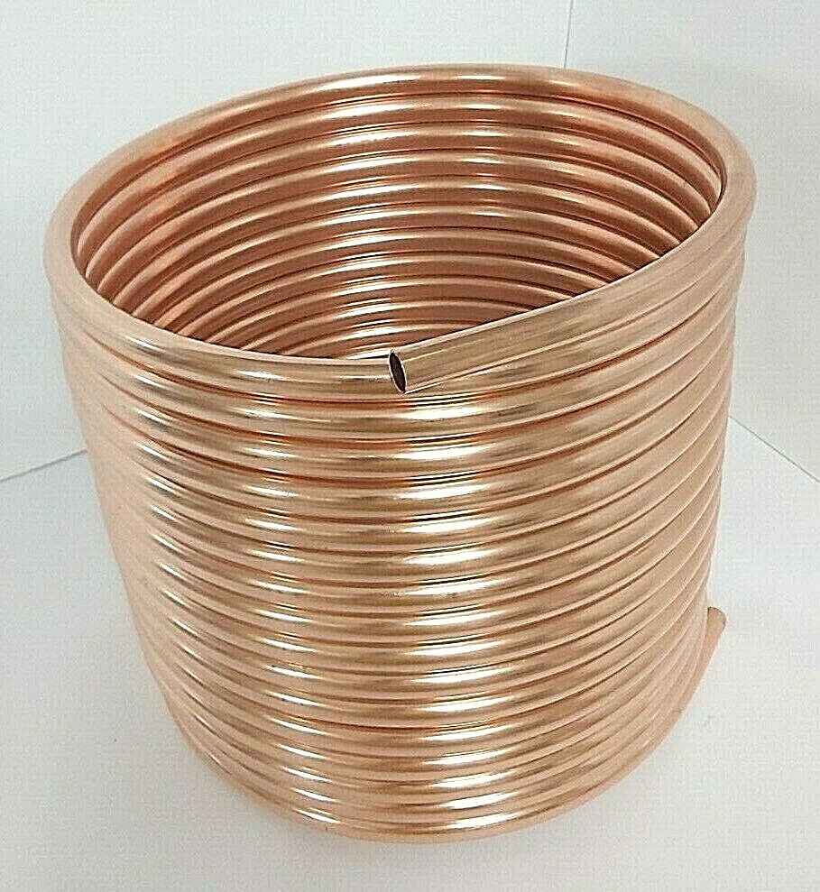 Spirale Kupferrohr 15x1mm aus 15m mit Außendurchmesser ca. 31cm Poolheizung