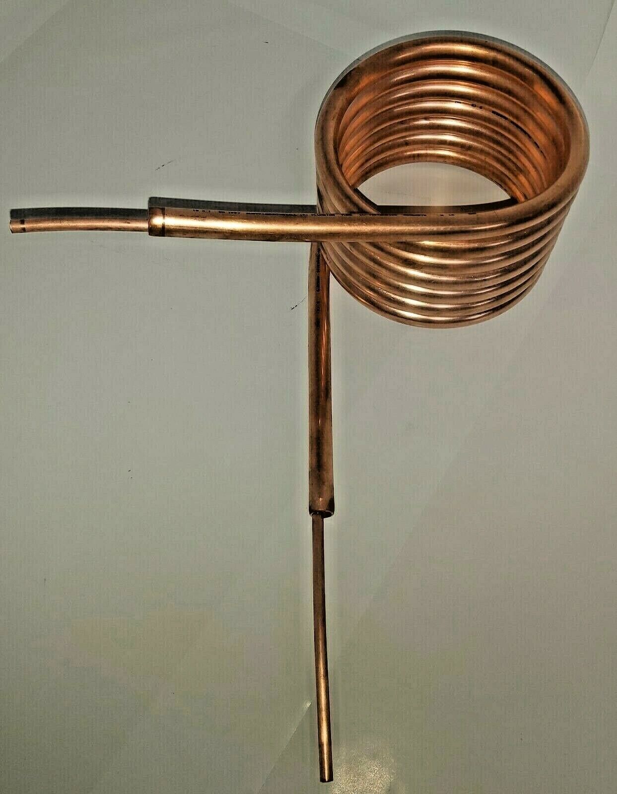 Spirale Rohr in Rohr Kupferrohr 18x1mm mit innenlieg. Kupfer. 8x1 Außend. 198mm