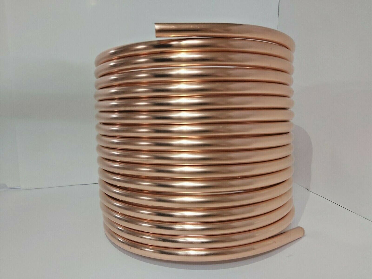 Spirale Kupferrohr 15x1mm aus 15m mit Außendurchmesser ca. 31cm Poolheizung