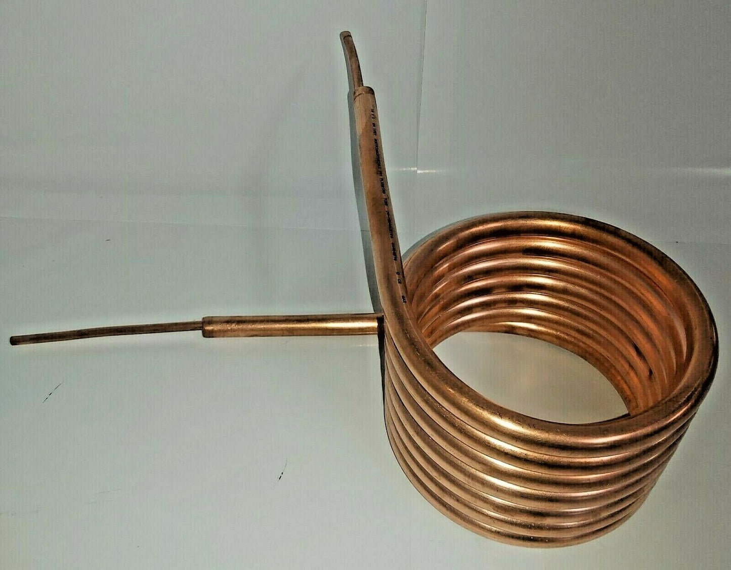 Spirale Rohr in Rohr Kupferrohr 18x1mm mit innenlieg. Kupfer. 8x1 Außend. 198mm