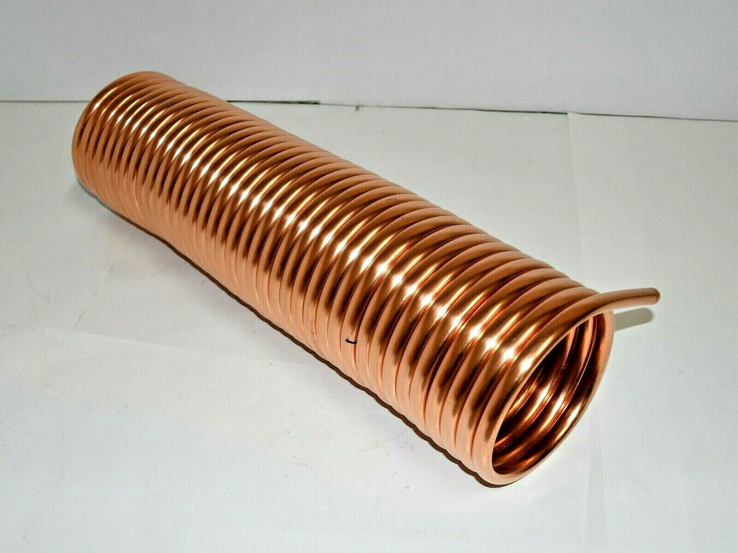 Spirale Kupferrohr 15x1mm für OFENROHR 150mm 5m - 20m Innendurchmesser ca. 154mm