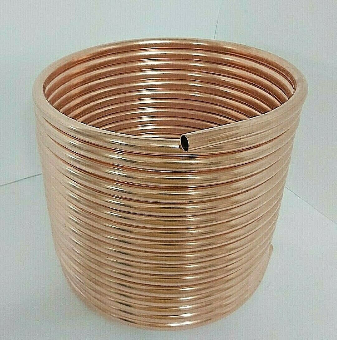 Spirale Kupferrohr 15x1mm aus 15m mit Außendurchmesser ca. 31cm Poolheizung