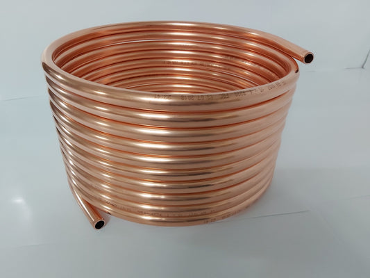 Spirale aus Kupferrohr 15x1mm weich aus 10m mit Außendurchmesser ca. 31cm (Kupferrohrspirale)