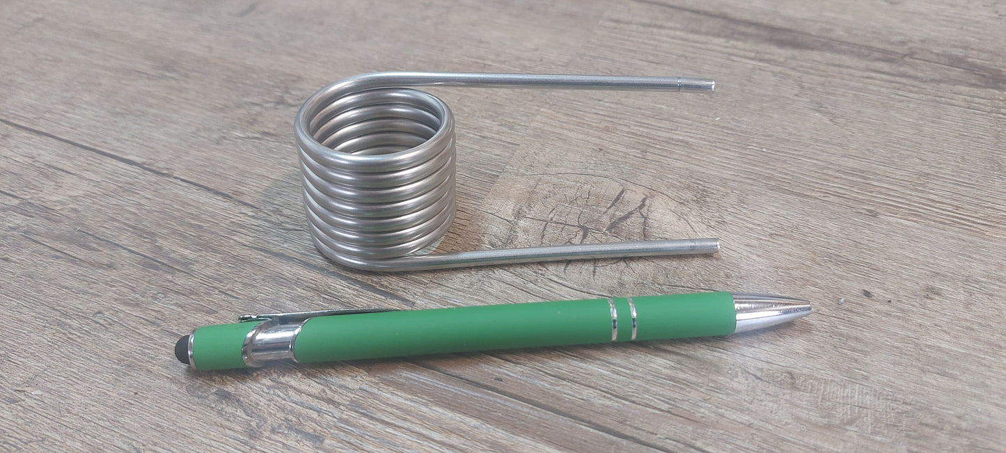 Spirale aus 1m - 5m Edelstahlrohr 4x0,5mm AISI 304 EN 1.4301 Verschiedene Durchmesser