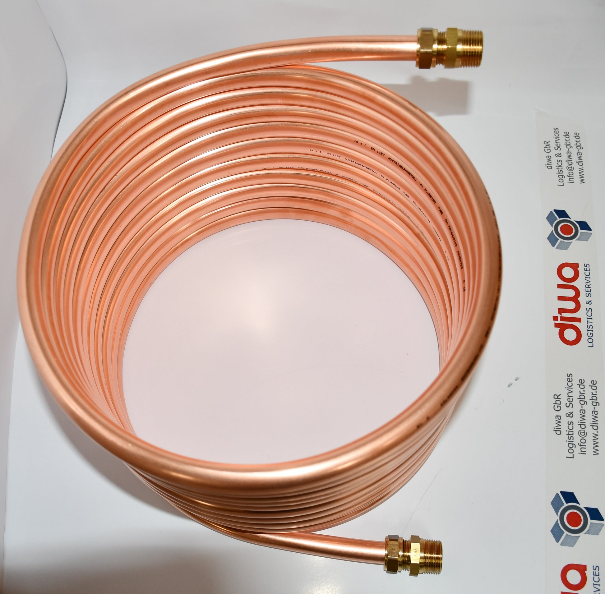 Spirale aus Kupferrohr 15x1mm weich aus 10m mit Außendurchmesser ca. 3 – diwa Spirale aus Kupferrohr 15x1mm weich aus 10m mit Außendurchmesser ca. 3 – diwa