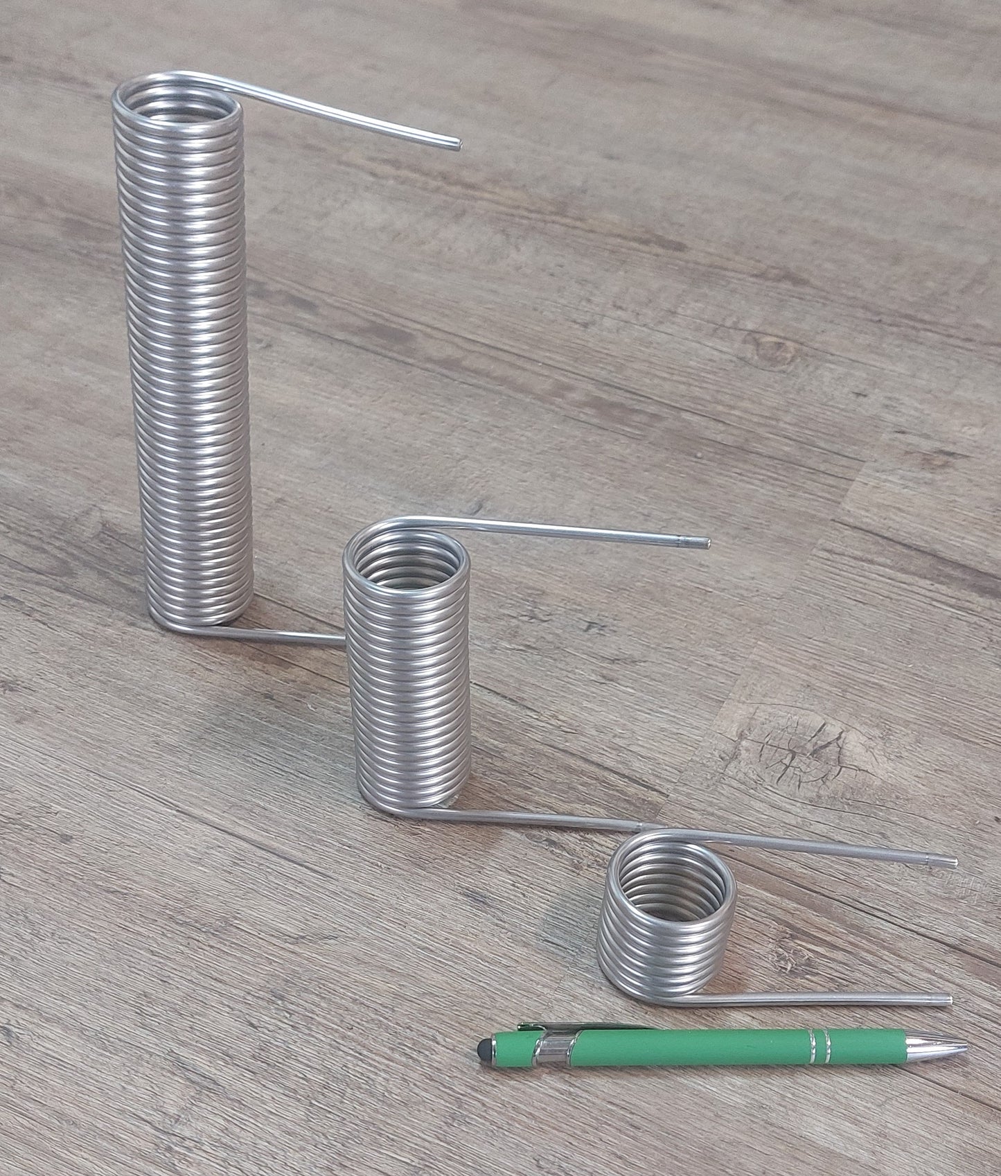 Spirale aus 1m - 5m Edelstahlrohr 4x0,5mm AISI 304 EN 1.4301 Verschiedene Durchmesser