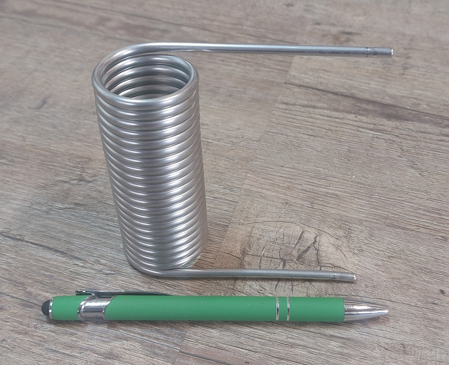 Spirale aus 1m - 5m Edelstahlrohr 4x0,5mm AISI 304 EN 1.4301 Verschiedene Durchmesser