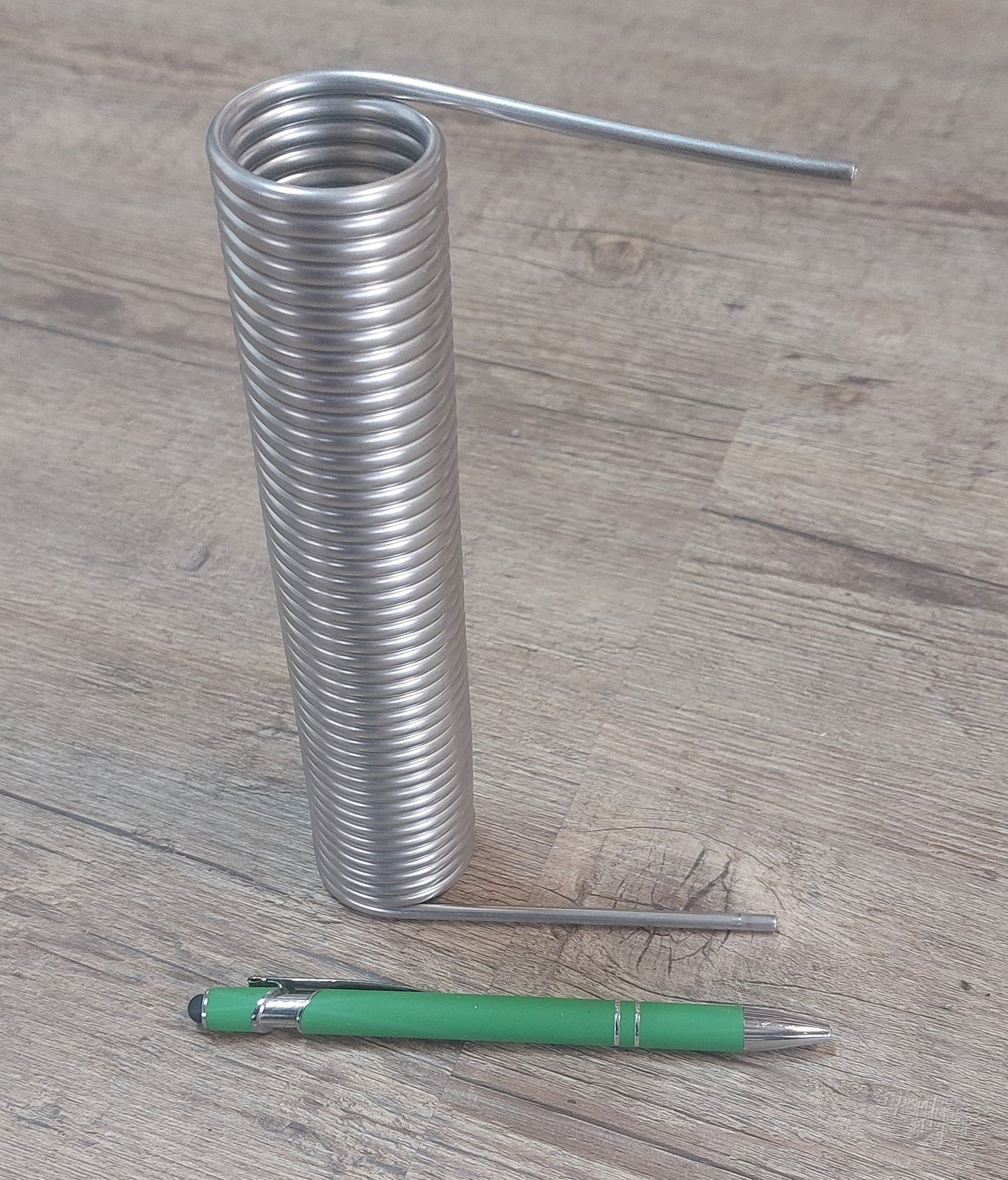 Spirale aus 1m - 5m Edelstahlrohr 4x0,5mm AISI 304 EN 1.4301 Verschiedene Durchmesser