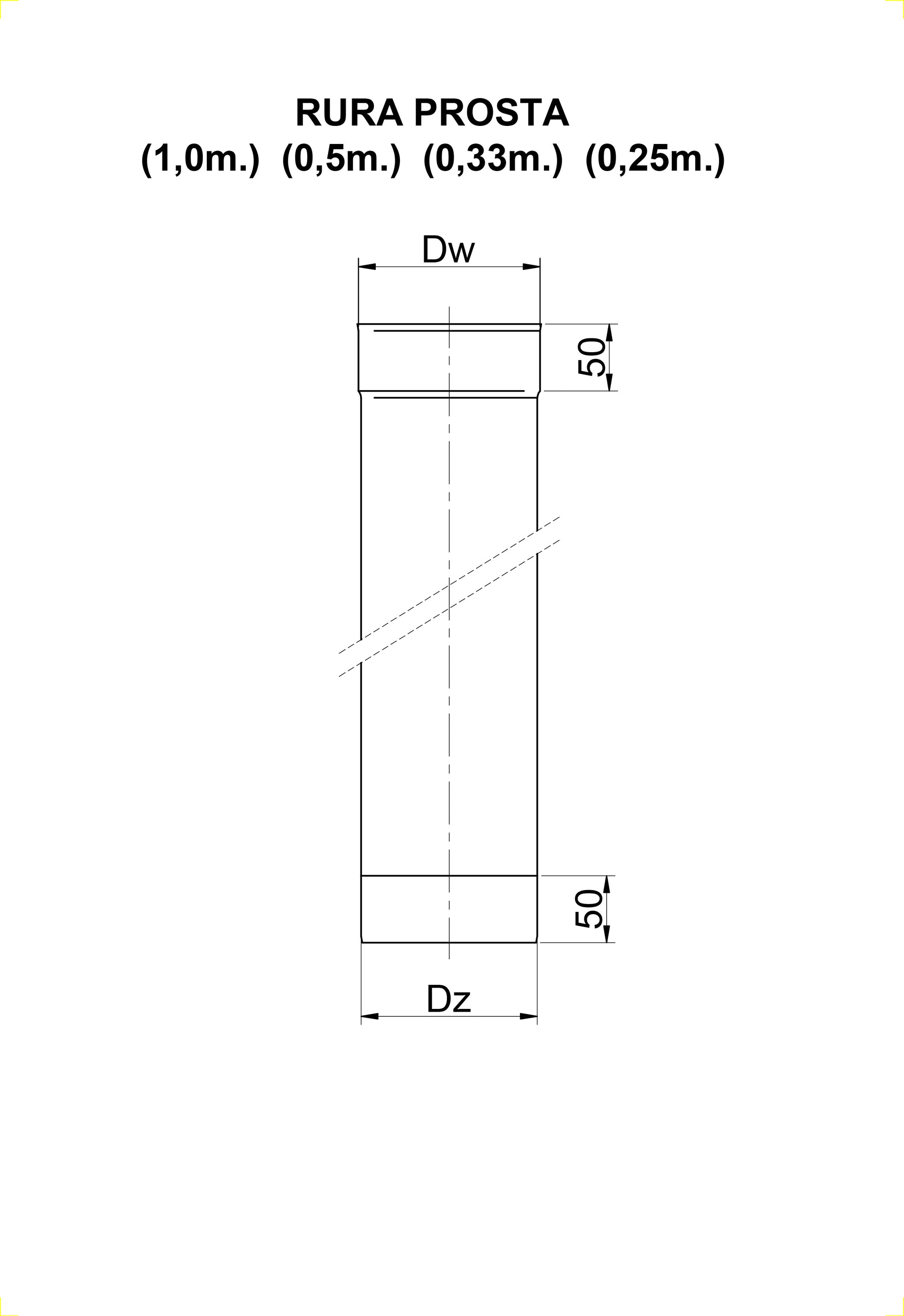 Edelstahl Rauchrohr Ø80 mm 500 mm aus Edelstahl mit Stecksystem für Kamin, Ofen und Poolheizung