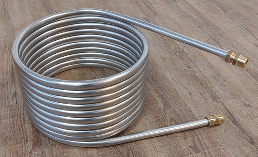 Edelstahl-Heizspirale 16x1 mm aus AISI 316L mit rund 325 mm Außendurchmesser
