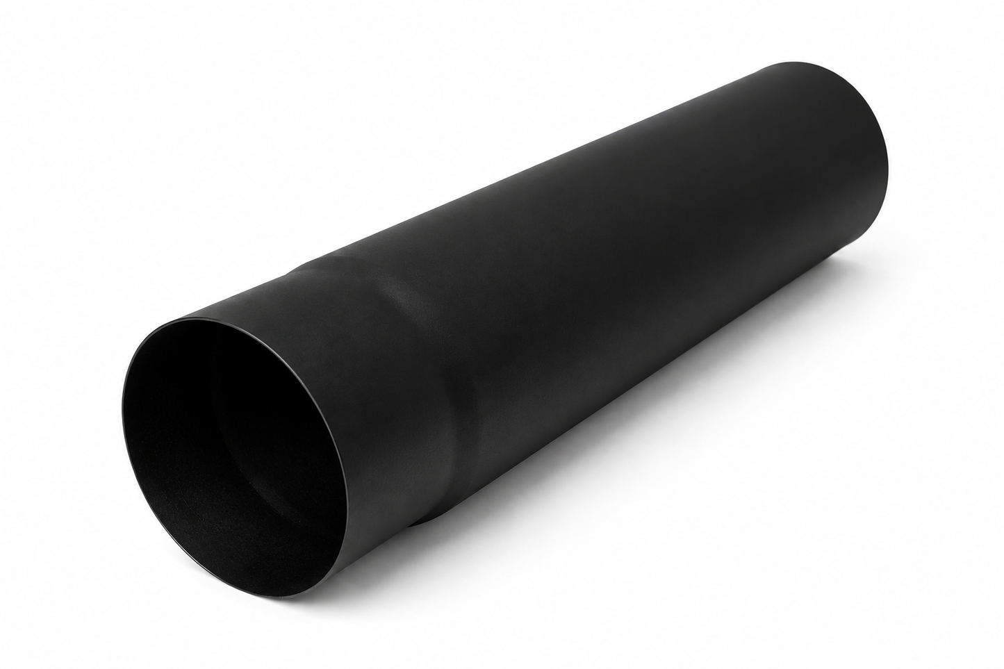 Schwarzes Ofenrohr DN 120 aus 2 mm Stahl für Kamin- und Holzöfen